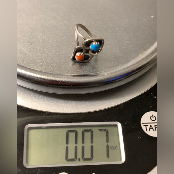 Turquoise Coral Snake Eye Ring - Picture 6 of 6